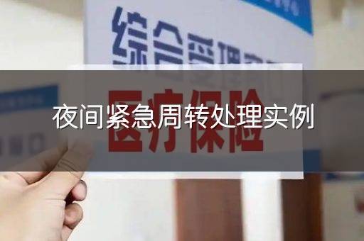 夜间紧急周转处理实例